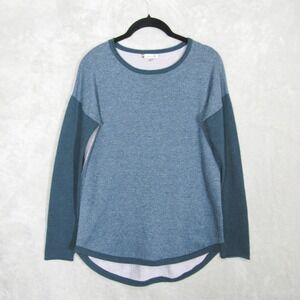 Smartwool Sweater Top Women's Size Small Crew Neck Long Sleeve Two Tone